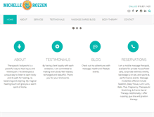 Tablet Screenshot of michellerozzen.com